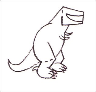 How to draw a T-Rex - Mighty Adventures Southampton